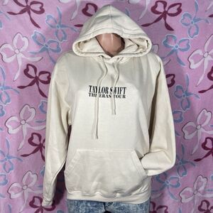Taylor Swift The Eras Tour Hoodie Double Sided Graphic Print Size Medium